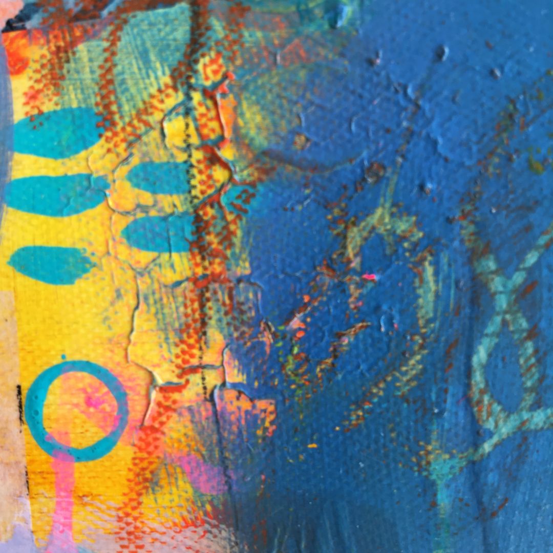 Painting "Spring Droplets 2" - Detail 3