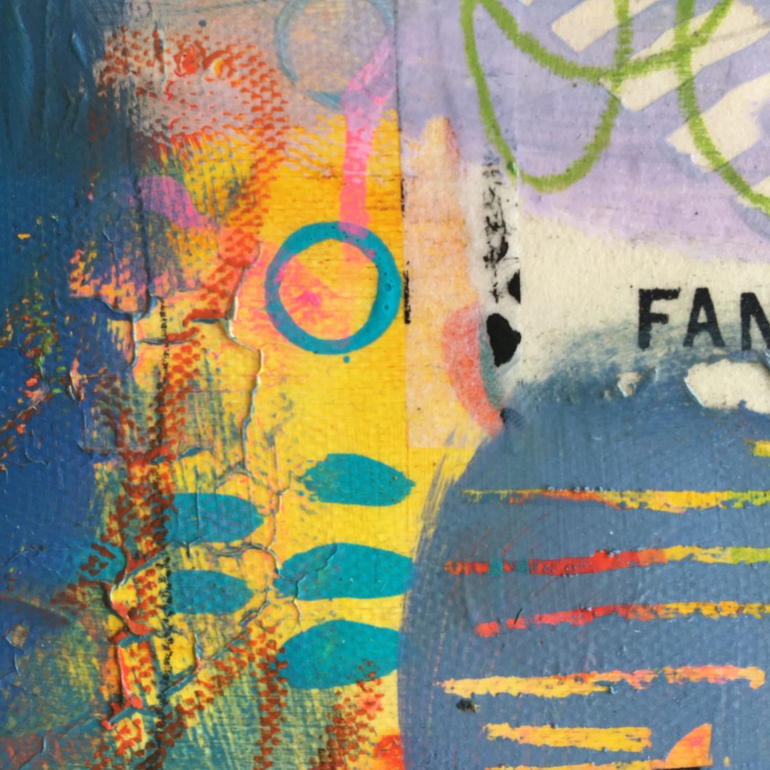Painting "Spring Droplets 2" - Detail 1